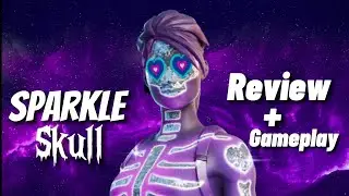 Fortnite New ( Sparkle Skull ) Skin | Review + Gameplay
