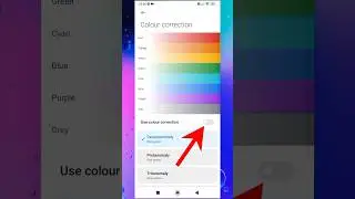 How to use colour correction mode in redmi phones #shorts #ytshorts #mobile #tech #redmiphones