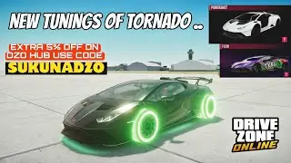 DRIVE ZONE ONLINE | Новые тюнинговые детали и скин для Tornado | Тест производительности в стоков...