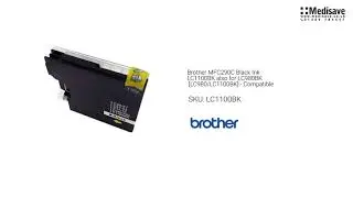 Brother MFC290C Black Ink LC1100BK also for LC980BK LC980 LC1100BK Compatible LC1100BK 1920x1080