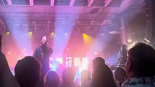 Evil Tiggy rocking it out with Fitz and the Tantrums
