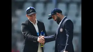 IND vs NZ 2nd Test Day 1 Live || Ajaz Patel Deals India Triple-Blow || Tea Break