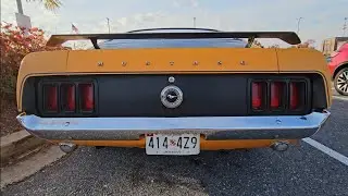 Classic 1970 Ford Mustang Boss 302 in Grabber Orange : POV WALKAROUND CAR 4K VIEW
