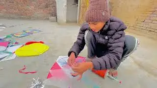  LOHRI STASH 2026 FLYING MY FAV/ TEDDY KITEII KITEFIGHT  Patangbaazi#trending 