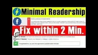 Facebook Instant Article Problem Solve 2020