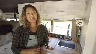 Раковина для бара Ruvati Siena Topmount в мини-автобусе Skoolie Van Build