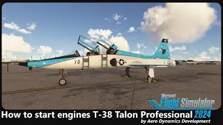 Procedura uruchomienia T-38 Talon Professional firmy Aero Dynamics Development &ndash; ​​rozruch na zim...