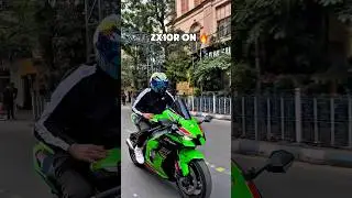 Kolkata public reactions on Zx10r 🤗#trending #kawasakininja #rider #superspeed #fyp #motovlog