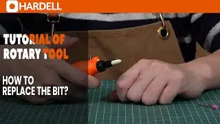 New tutorial for rotary tool-How to replace the bit？#hardell