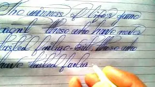 (Episode 34) good cursive english handwriting practice // best cursive english writing 