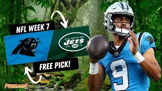 NFL Week 7 Panthers at Jets Free Pick from RJ Bell&rsquo;s Dream Preview Contest Podcast! #nflpicks #nfl