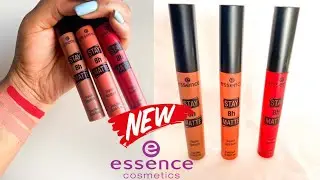 Essence STAY 8h MATTE Liquid Lipstick Swatches | South African Youtuber | Moloko Setsiba