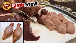 Жареные очень вкусные яички ягненка на сковороде!