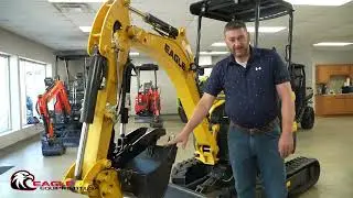 Eagle. Mini excavator