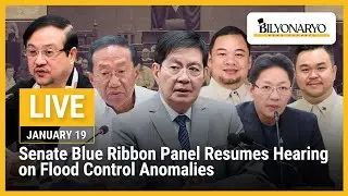 LIVE: Senate Blue Ribbon Panel resumes hearing on flood control anomalies | January 19, 2026