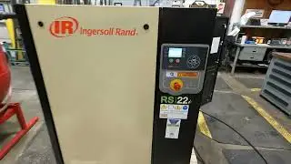 SKU 216299 Ingersoll Rand RS 22i-A125 30 Hp Rotary Screw Compressor 124 CFM 2050 Hrs 480V
