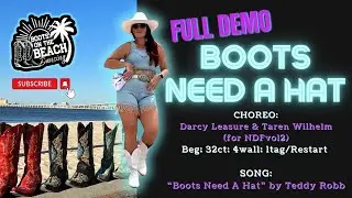 Boots Need a Hat Line Dance Full Demo