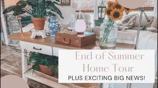 END OF SUMMER HOME TOUR | BIG ANNOUNCEMENT | COLLAB WITH MARANDA CHRISTINE