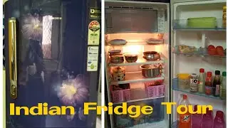 How To Organize Fridge/ Refrigerator ll Indian Fridge Tour | Indian Small Fridge Tour