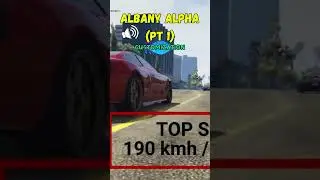 Albany Alpha Customization (Pt 1) #shorts #fyp #gta5shorts #gta5 #albany #alpha #customization
