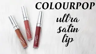 BIYW Review Chapter: #86 COLOURPOP ULTRA SATIN LIP SWATCH & REVIEW