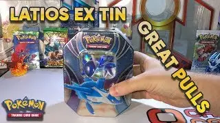Pokemon Latios EX Tin Opening - Great pulls