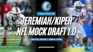 Lions Prioritize Trenches in 1st 2026 Mock Draft - POD Reacts