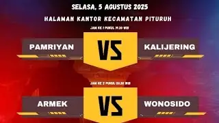 🛑Live Pertandingan Bola Voli Antar Desa Sekecamatan Pituruh ARMEK. 🆚 Wonosido @VolleyballPituruh 
