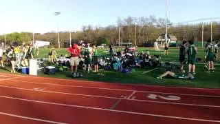 Newburyport Girl's vs North Reading & Pentucket 4 x 400 5-11-16 at North Reading