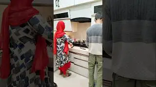Lunch banate waqt Kabir ka hot chocolate ☕ Daily vlog #shorts #trending #viralvideo #shabanaeqbal