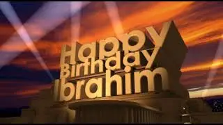 Happy Birthday Ibrahim