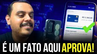 ✅ EST&Atilde;O APROVANDO CART&Atilde;O DE CR&Eacute;DITO DA CAIXA POR FORA (veja onde).