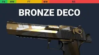 Desert Eagle Bronze Deco - Skin Float And Wear Preview