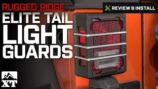 Jeep Wrangler Rugged Ridge Elite Tail Light Guards (2007-2017 JK) Review & Install