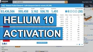 Helium 10 activator 2023 #amazontools #amazon #helium10