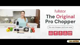 Fullstar Pro Chopper 4-in-1 &ndash;Vegetable & Fruit Chopper with Container, Spiralizer Kitchen Essential