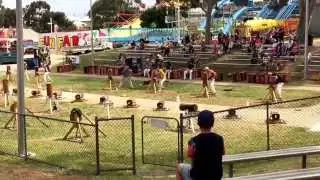 Standing Block 275mm handicap heat 5 Perth Show 2015