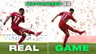 Premier League 24/25 Best Goals of Matchweek 34 (EAFC 25 Recreation)