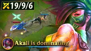 This is How I Win as Akali Early Game..