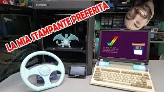 Elegoo Centauri Carbon! La mia preferita! Stampa DIVINAMENTE! PROGETTO VOLANTE E MONITOR AMIGA!