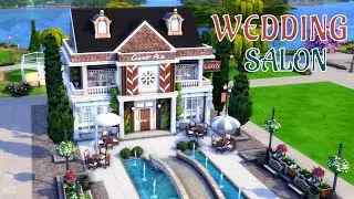 Свадебный салон + Кафе Симс 4 🤍🌺Wedding Salon + Cafe The Sims 4 | NO CC