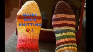 Quiet knitting and day 25 Zakami yarn advent