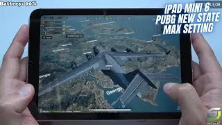 iPad Mini 6 Pubg NEW STATE Max Setting | Max FPS Ultra Graphics