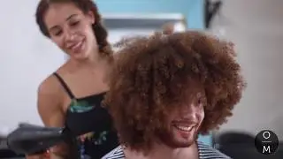 OM STUDIO: Bryan's amazing afro!!