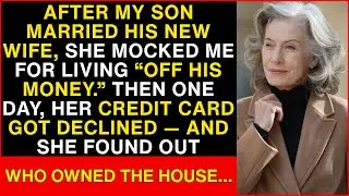 At Son&rsquo;s Wedding, Wife Whispers, &ldquo;You Live Off Him.&rdquo; A Month Later, Her Card Declined. Then She Saw&hellip;