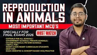 Class 8 Science MCQs Reproduction in Animals | Exam-Oriented | NCERT & Non-NCERT | CM SHRI SCHOOL 