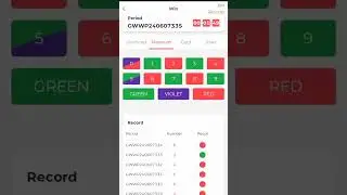 trader's life Rubies 5 color prediction game #shorts #viral #trading
