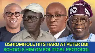 Oshiomhole Hits Hard At Peter Obi Schools Him on Political Protocol, Decency,