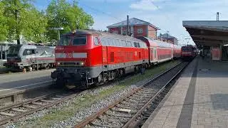 6. Mai 2025 - 218 429 zieht ihren RE3 aus Singen Richtung Basel Bad Bf