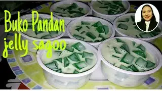 how to make  BUKO PANDAN gulaman dessert